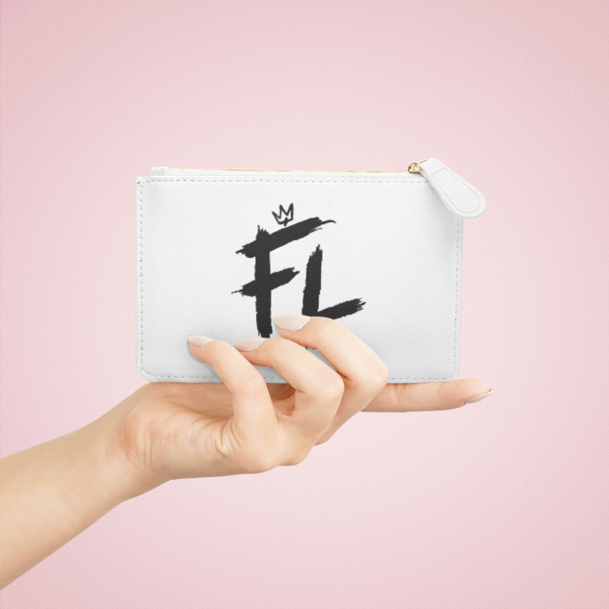 Fraleo' Mini Clutch Bag white