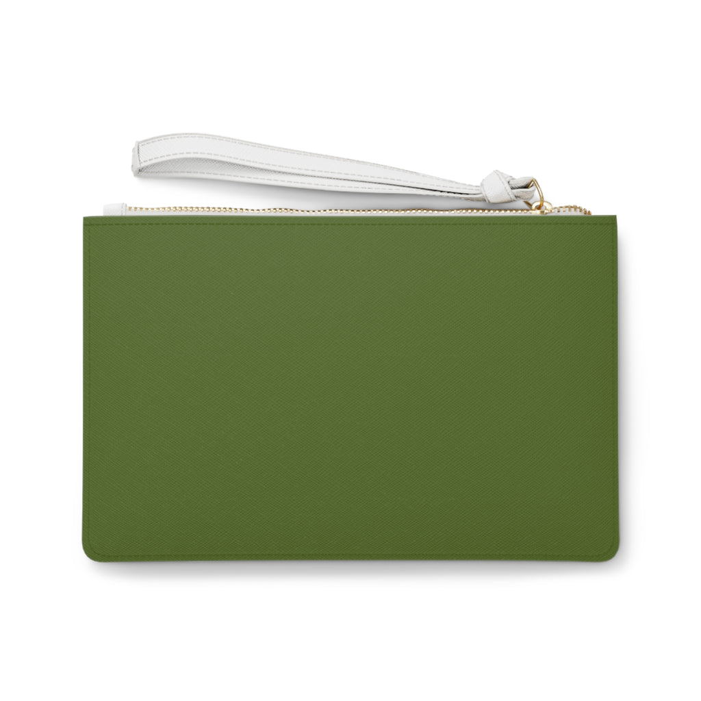Fraleo' Logo Clutch Bag green