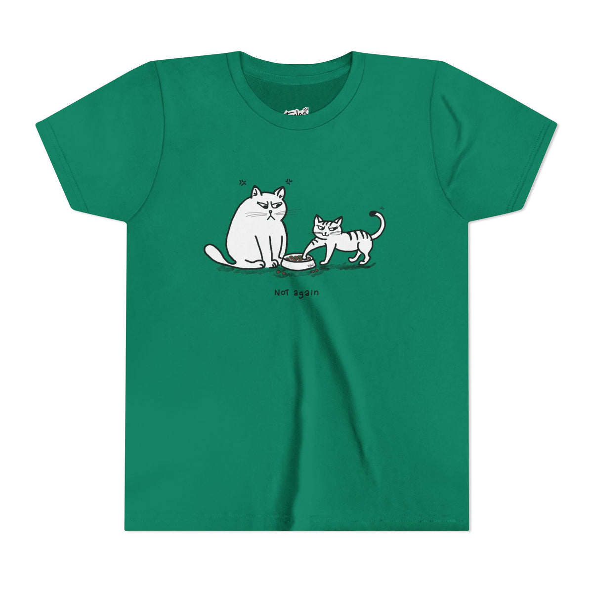 Not Again cat kids T-Shirt Classic Edition by fraleo'