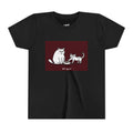 Not Again Cat Kids T-shirt Red Frame edition