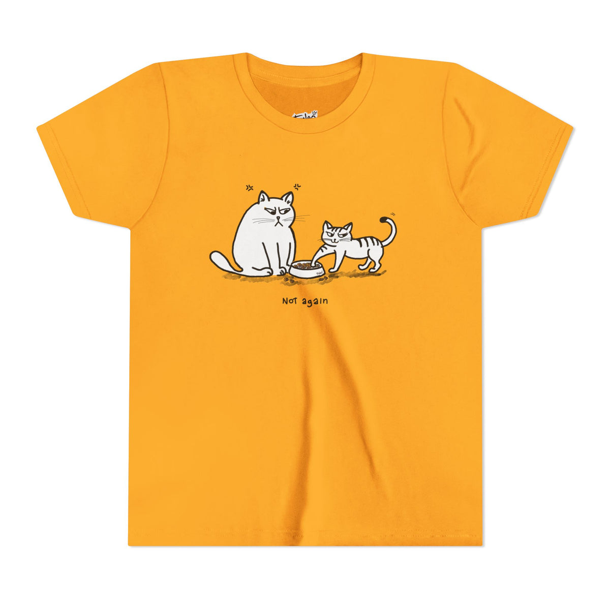 Not Again cat kids T-Shirt Classic Edition by fraleo'