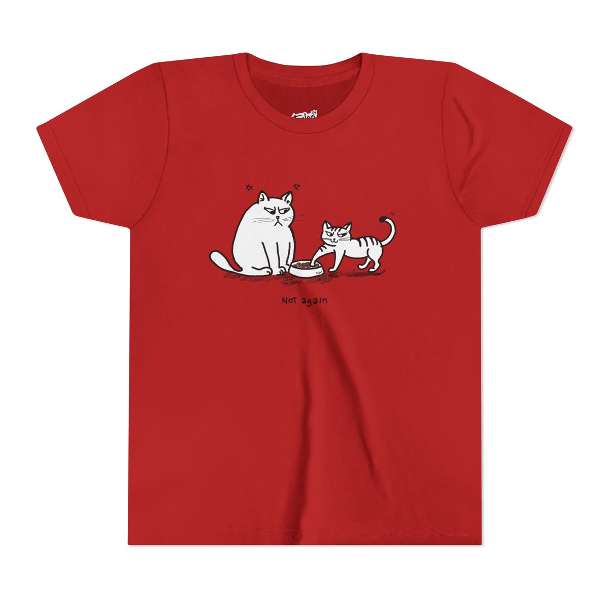 Not Again cat kids T-Shirt Classic Edition by fraleo'