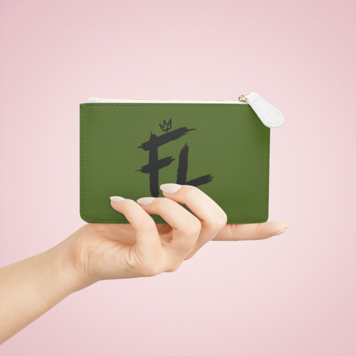 Fraleo' Mini Clutch Bag verde