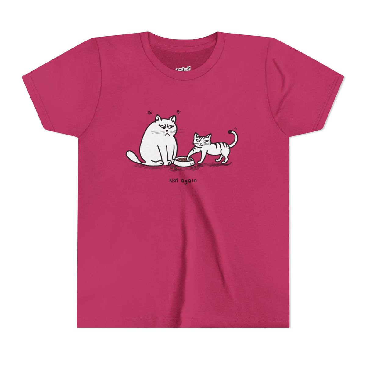 Not Again cat kids T-Shirt Classic Edition by fraleo'