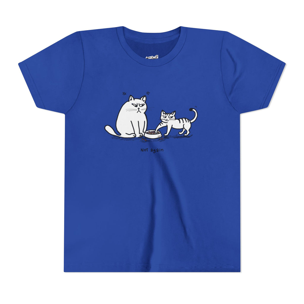 Not Again cat kids T-Shirt Classic Edition by fraleo'